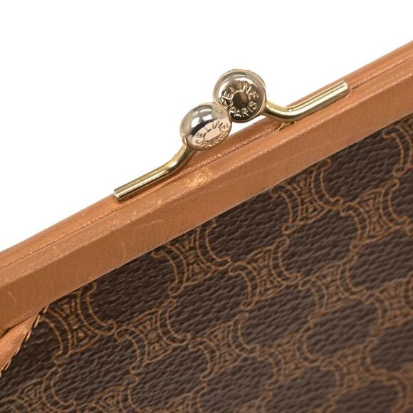 Celine Brown PVC Macadam Wallet - Picture 4 of 8